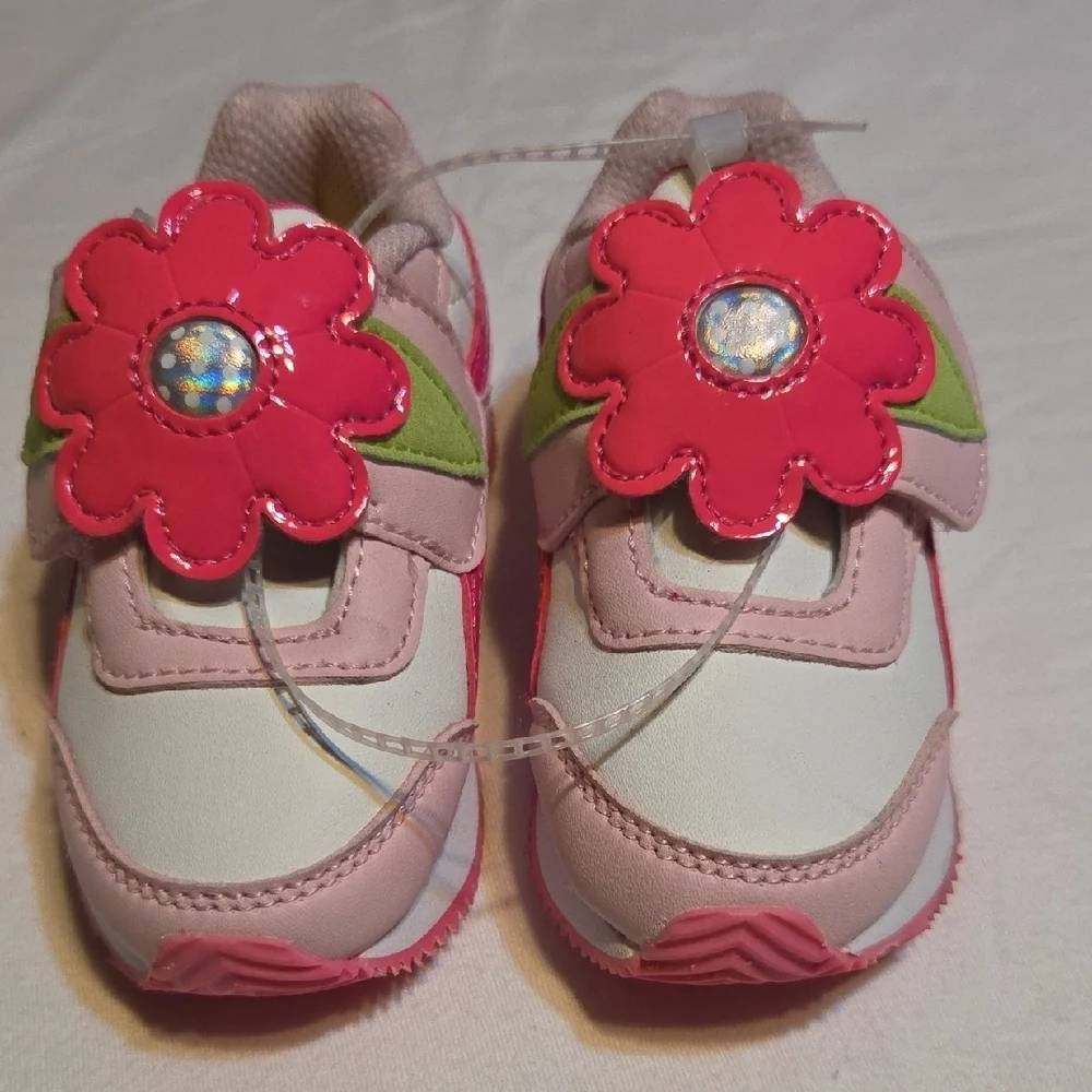 Reebok Baby Girl Pink Flower Design